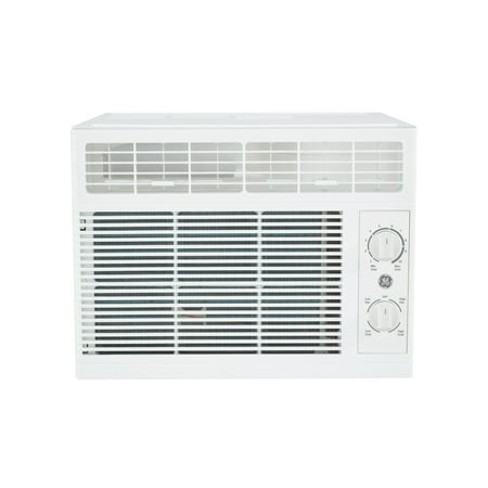 GE® 5,000 BTU 115-Volt Mechanical Window Air Conditioner for Bedroom, White, AHT05LZ