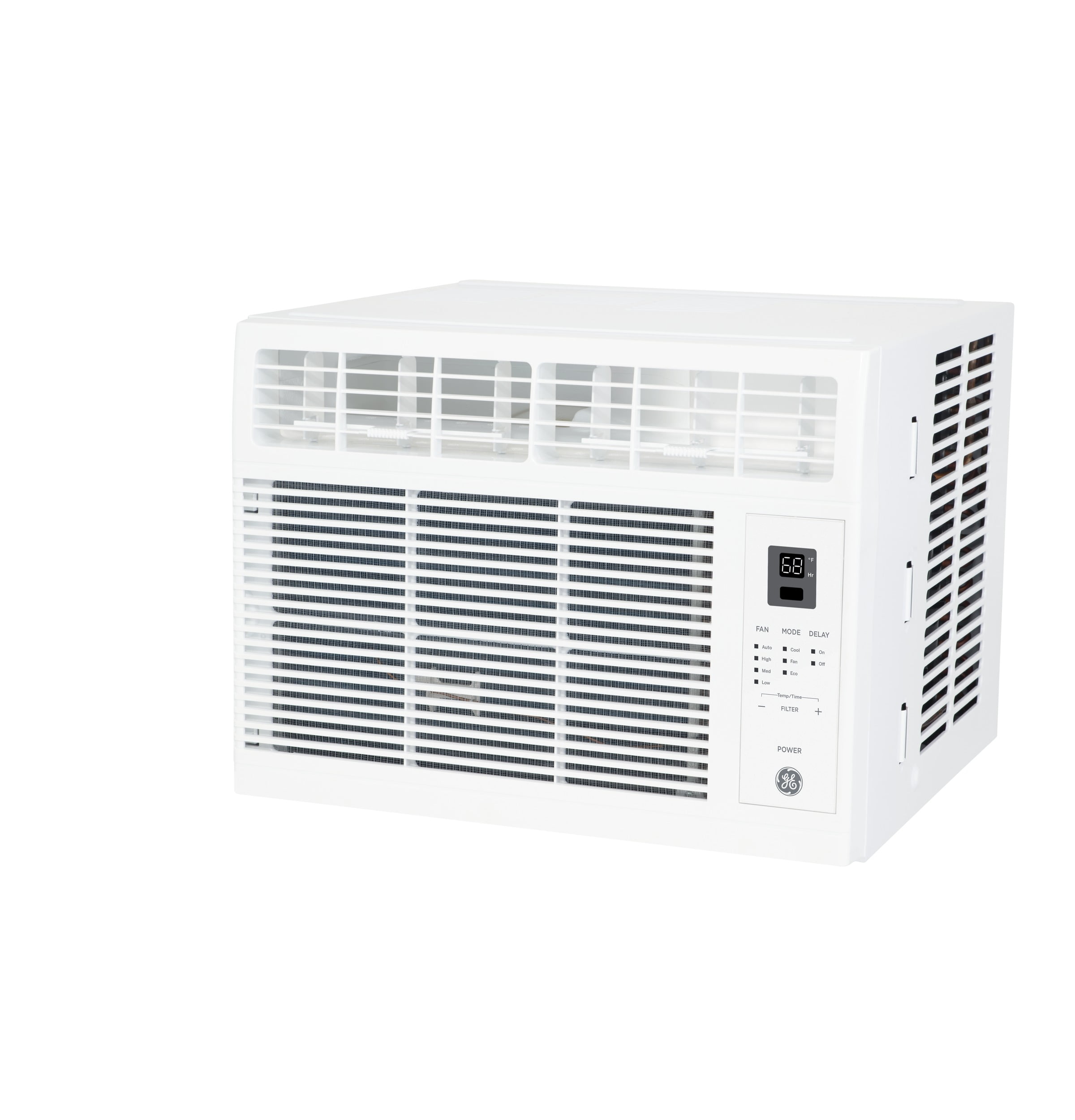 GE 5 000 BTU Window Air Conditioner Cools up to 150 Sq ft Easy Install Kit Remote Included 115V