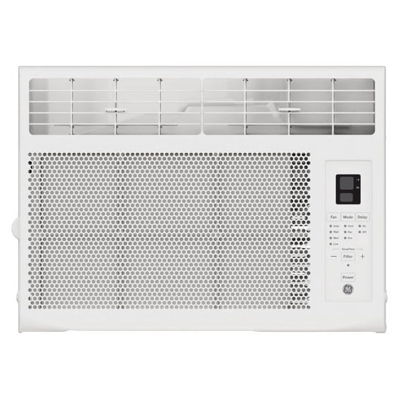 GE 5,000 BTU, 115V Window Air Conditioner, Covers up to 150 sq ft, with Eco Mode and Remote, White