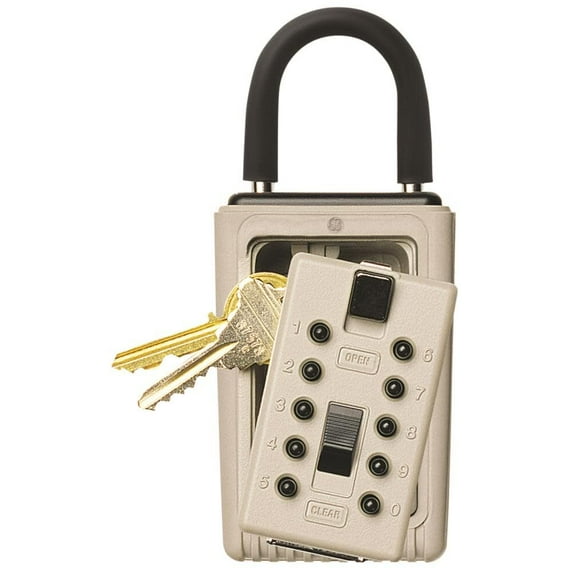 Kidde 001000 Key Safe, Combination Lock, Metal, Assorted, 2 in W x 2-3/4 in D x 6 in H Dimensions