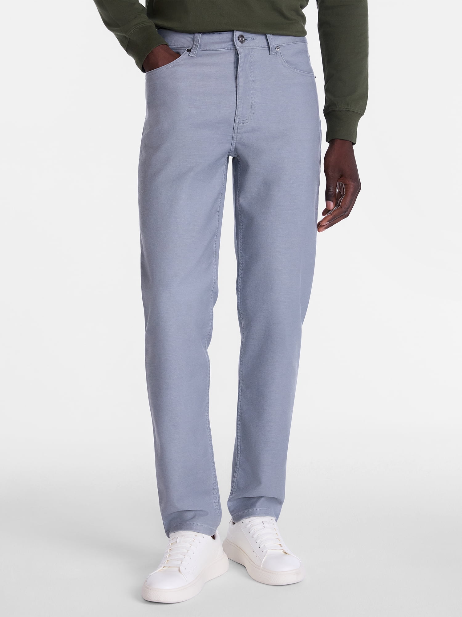 George Men's and Big Men's 5 Pocket Terry Pants, Sizes 29x30 to 44x30