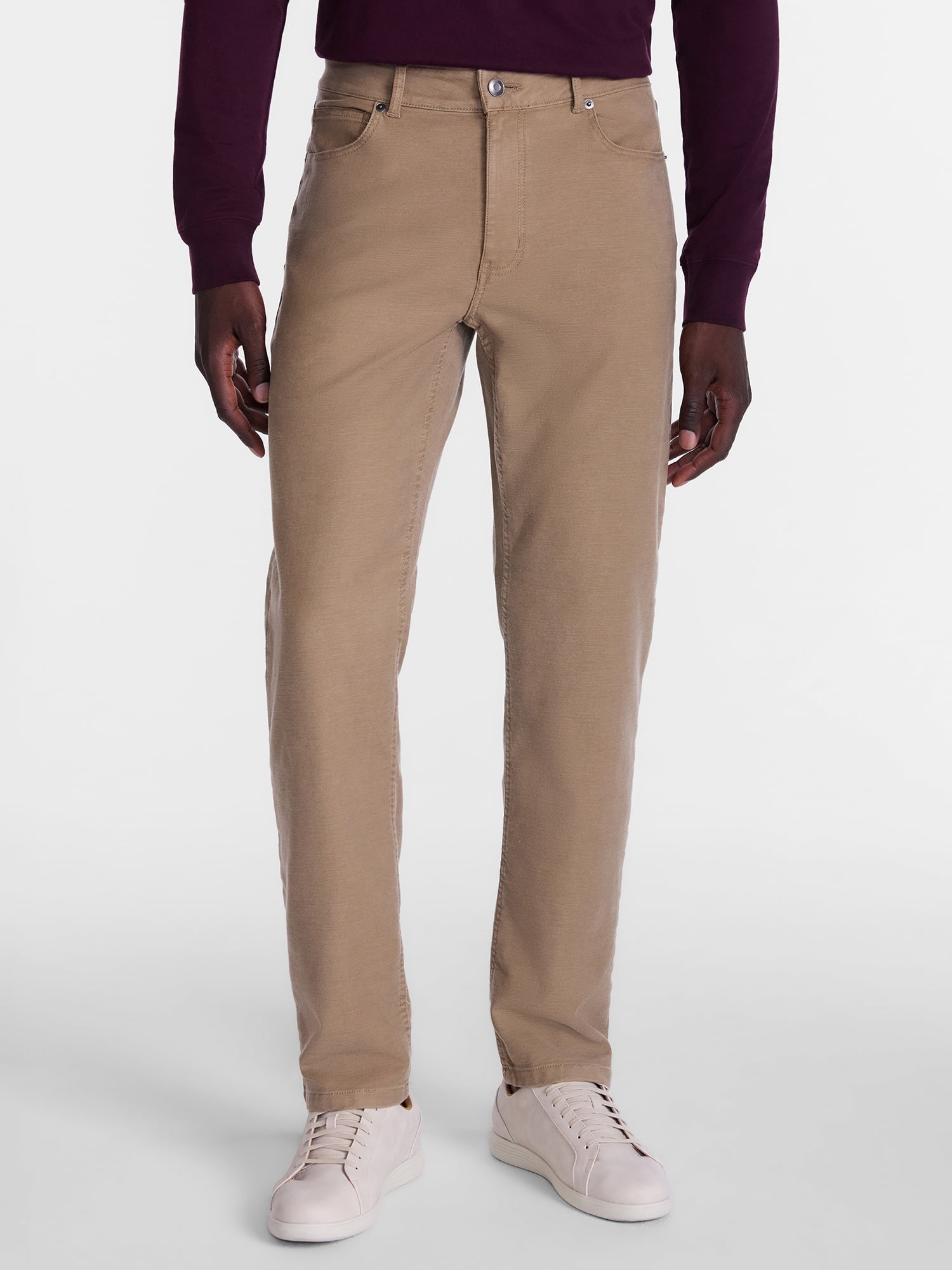 George Men's and Big Men's 5 Pocket Terry Pants, Sizes 29x30 to 44x30