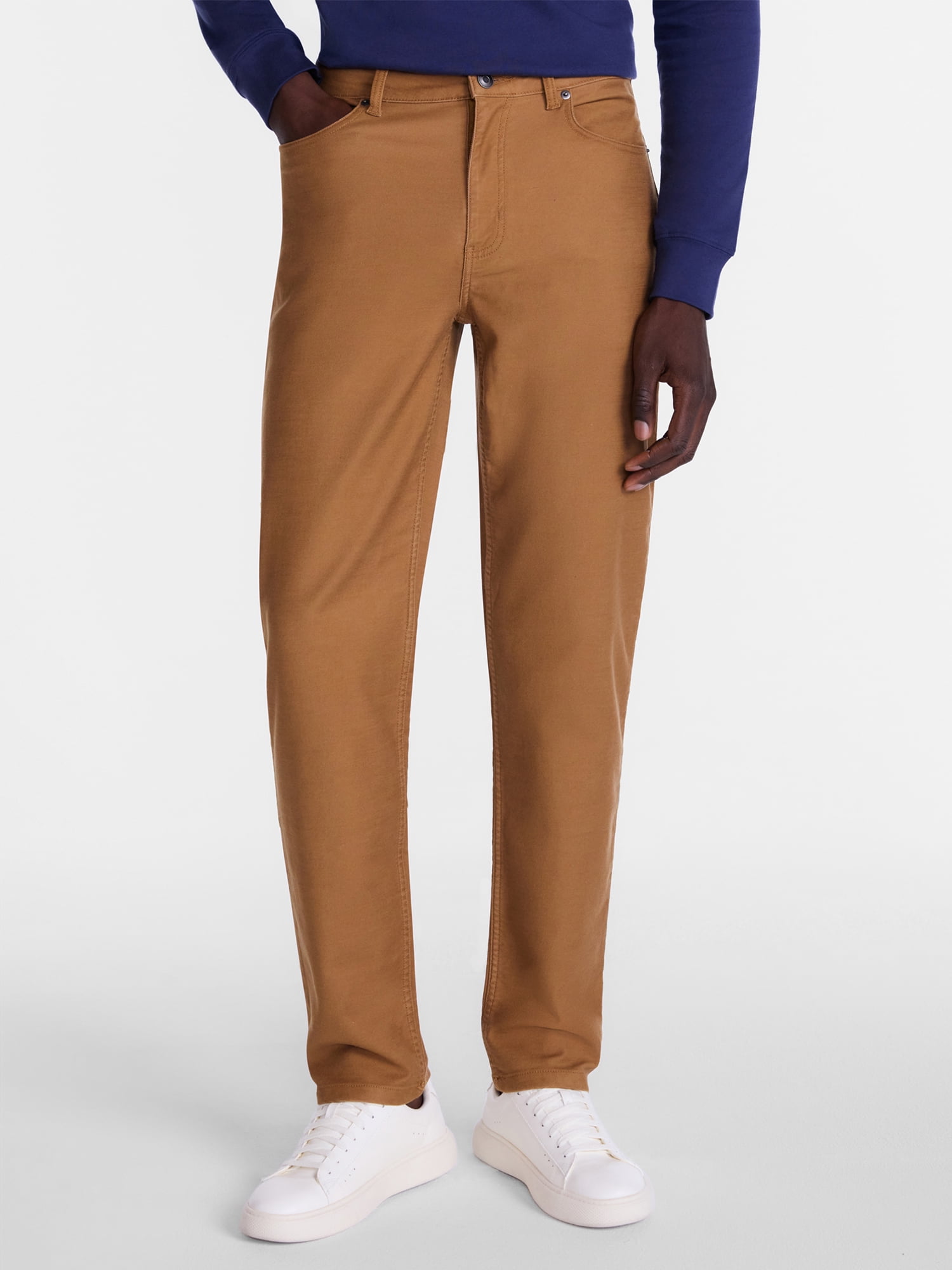 George Men's and Big Men's 5 Pocket Terry Pants, Sizes 29x30 to 44x30