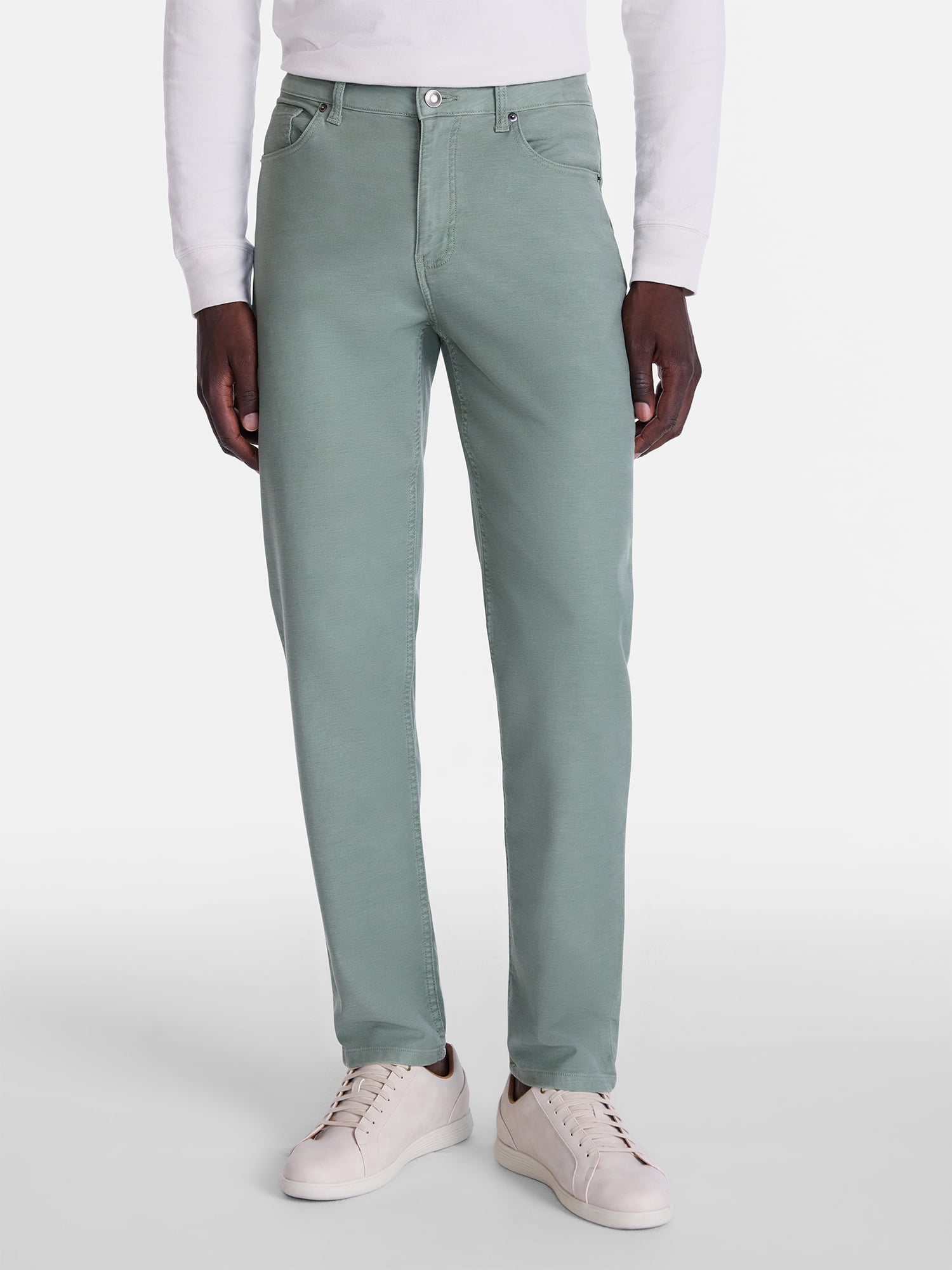 George Men's and Big Men's 5 Pocket Terry Pants, Sizes 29x30 to 44x30