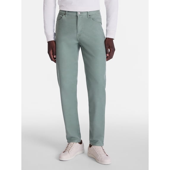 George Men's and Big Men's 5 Pocket Terry Pants, Sizes 29x30 to 44x30