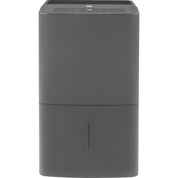 GE 50 pt. Dehumidifier for Wet Rooms up to 1500 sq. ft. with Built-in Pump in Grey, ENERGY STAR