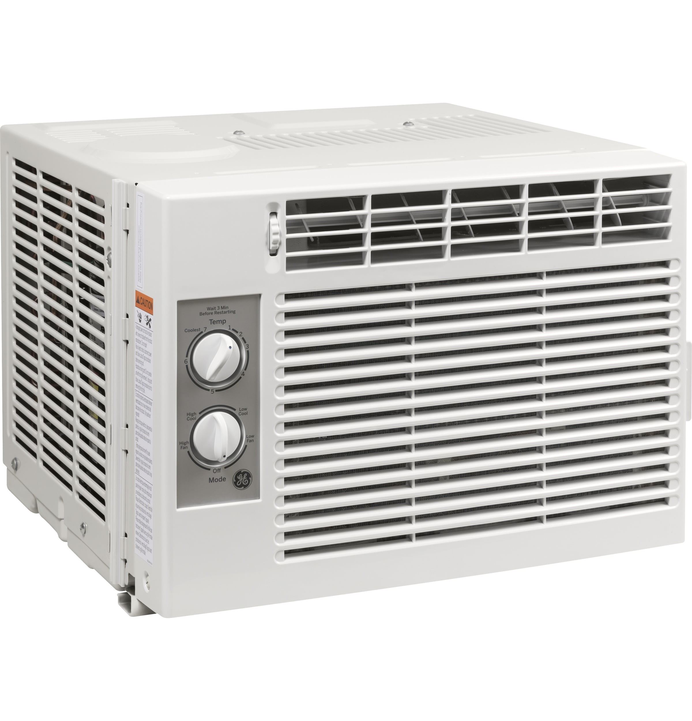 GE 5000 BTU Mechanical Air Conditioner, 115V, Gray, AET05LX