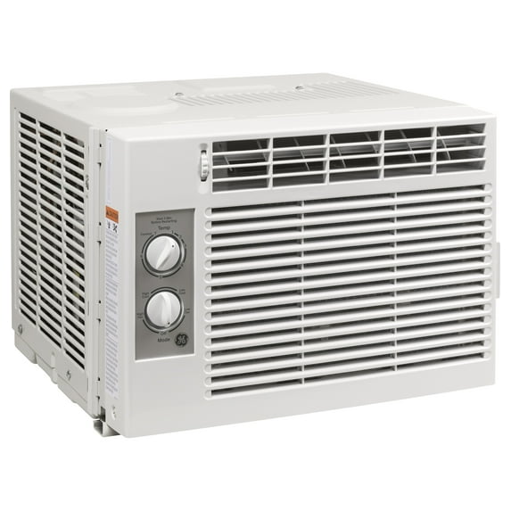 GE 5000 BTU Mechanical Air Conditioner, 115V, Gray, AET05LX