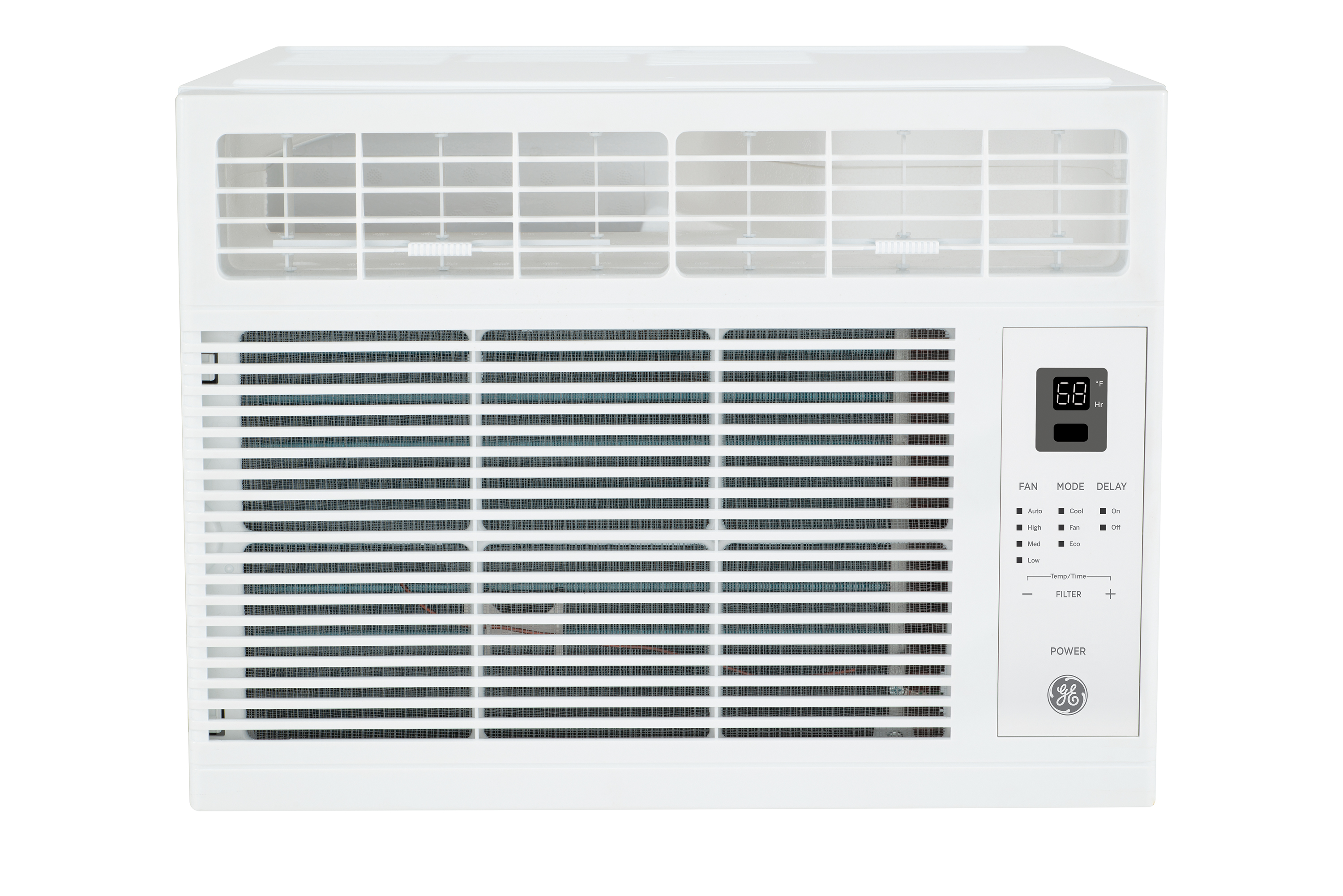 GE® 6,000 BTU 115-Volt Electronic Window Air Conditioner with Remote and Eco Mode, White, AHW06LZ - image 1 of 13