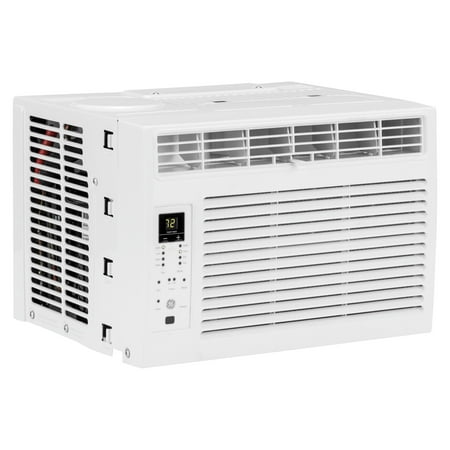 GE® 6,000 BTU Electronic Window Air Conditioner, For Small Room, AWFS06BWL, White, 250 sq ft