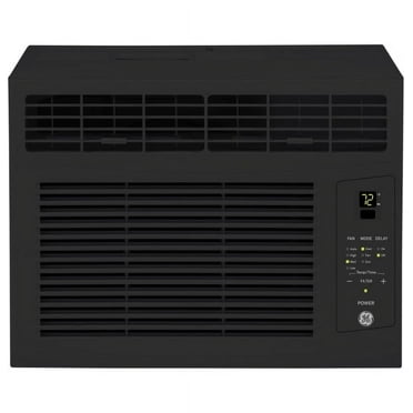 GE® 6,000 BTU Electronic Window Air Conditioner for Small Rooms up to 250 sq ft., Black