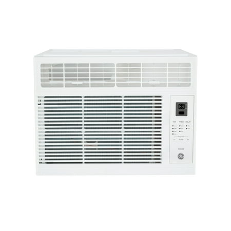 GE® 6,000 BTU 115-Volt Electronic Window Air Conditioner with Remote and Eco Mode, White, AHW06LZ
