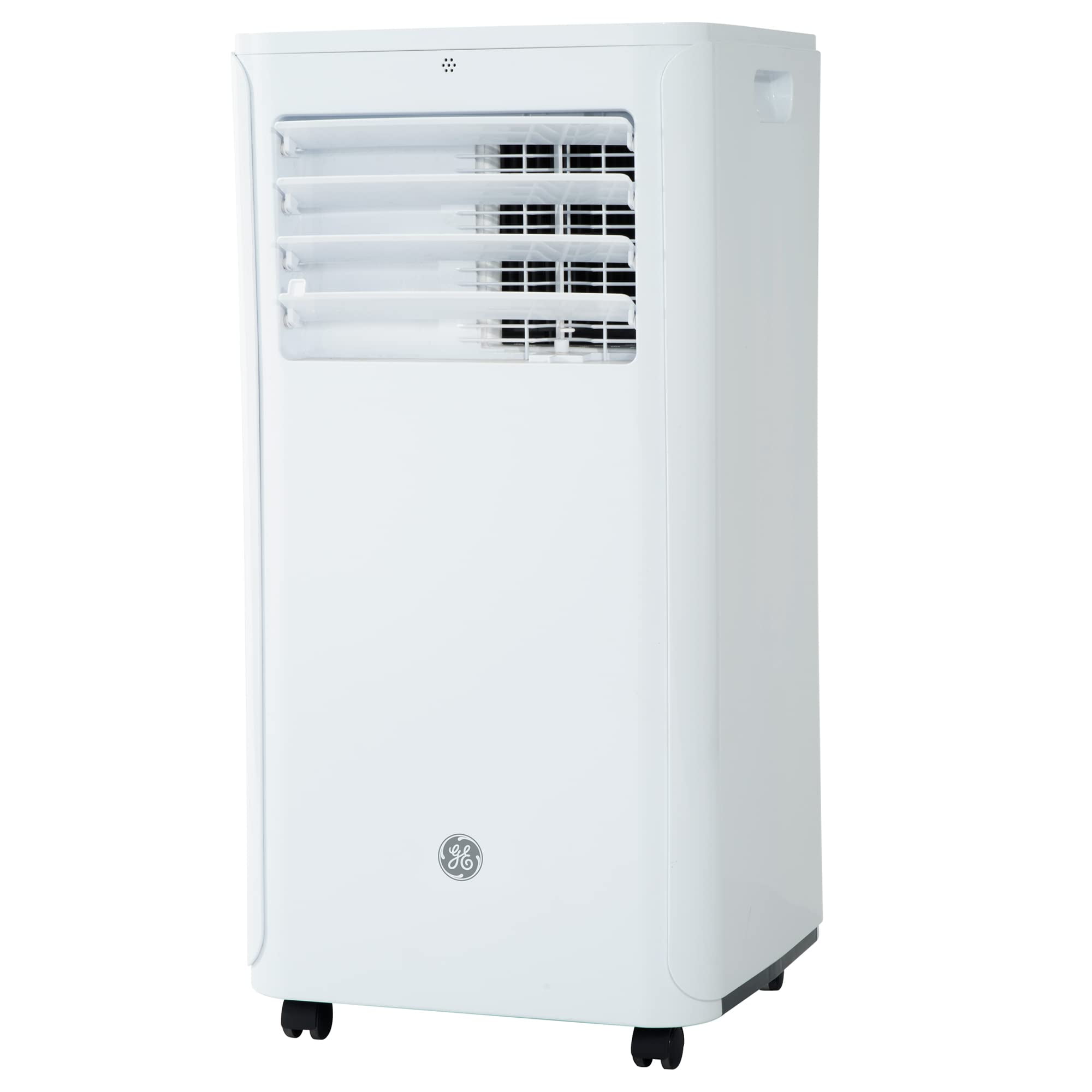 GE 6,100 BTU Portable Air Conditioner for Small Rooms up to 250 sq ft., 3-in-1 with Dehumidify, Fan and Auto Evaporation, Included Window Installation Kit 6100 BTU White