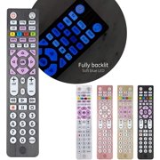 GE 6-Device, Backlit Universal Remote Control, Brushed Graphite, 47507