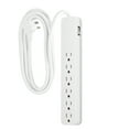 thumbnail image 1 of GE 6-Grounded Outlet Surge Protector, 840J, 10ft., White – 62932, 1 of 6