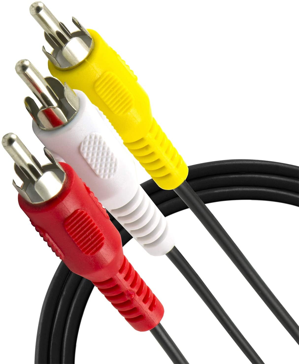 GE 6 ft Composite Audio/Video Cable, 4pk, 63536