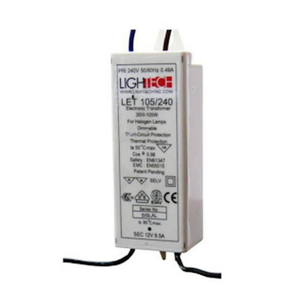 GE 68663 - 105 watt Output 240 volt Input Electronic Halogen Transformer (GELT105A24012EU 68663)