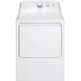thumbnail image 1 of GE® 7.2 Cu. ft. 120 ft. Venting Capability Aluminized Alloy Drum Gas Dryer, GTD33PASKWW in White, 1 of 1