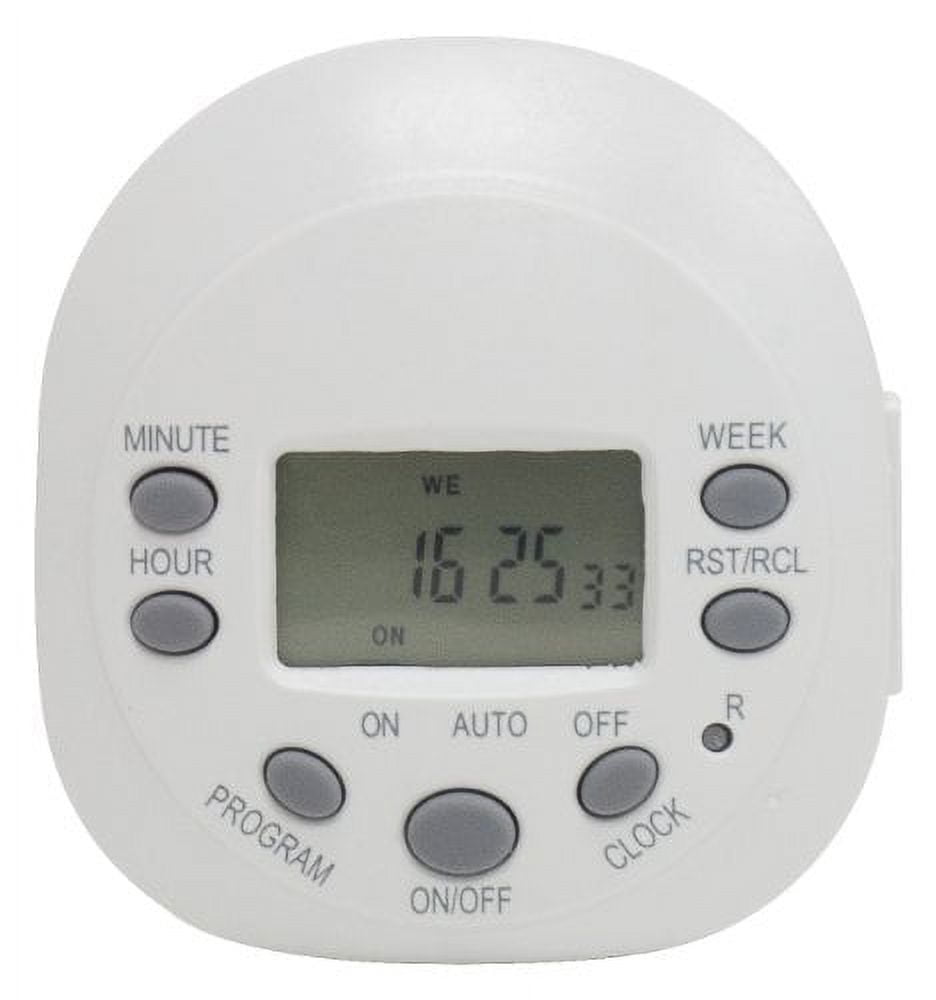 Programmable digital timer in aluminum with magnetic coupling