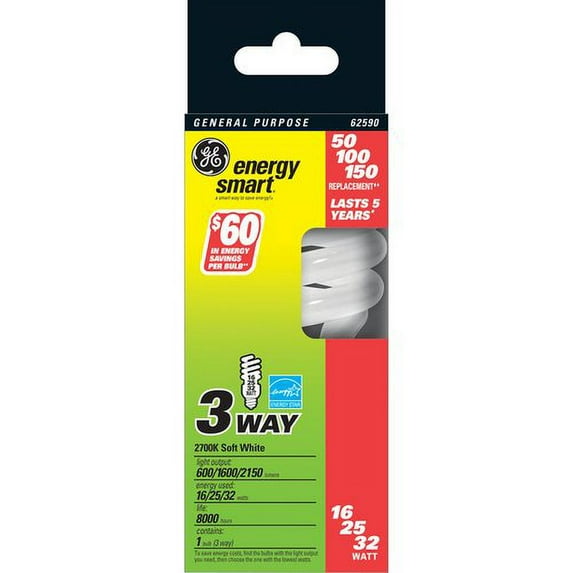 GE 78952 - FLE32HT3/2D3/BX 78952 Twist Medium Screw Base Compact Fluorescent Light Bulb