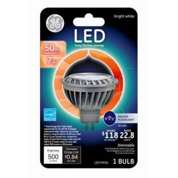 GE 7W WW MR16 LED Bulb