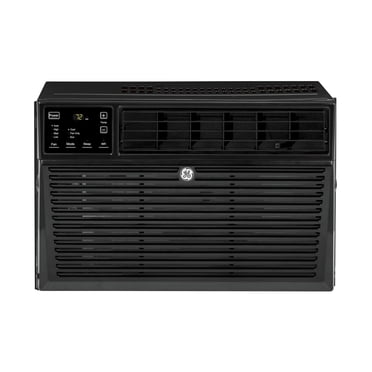 GE® 8,000 BTU Smart Electronic Window Air Conditioner for Medium Rooms up to 350 sq. ft., Black