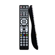 GE 8-Device Backlit Universal TV Remote Control in Black, 37123