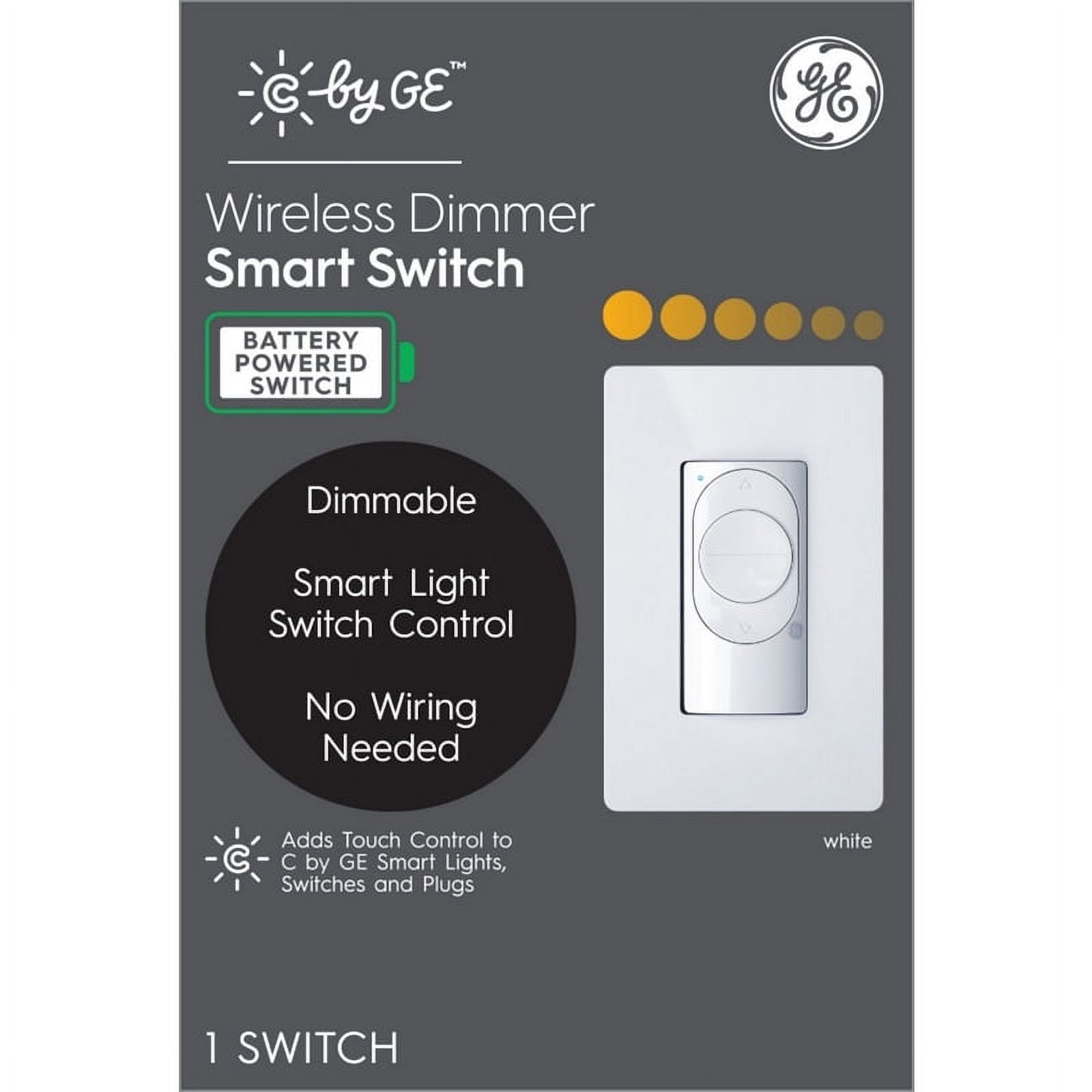 Skywin Wireless Outlet and Battery Free Kinetic Light Switch - Stick on  Wireless Light Switch for Lamps and Household appliances - Easy to Install  and Completely Battery Free Switch and RF Outlet
