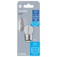 thumbnail image 1 of GE 93129012 LED Night Light Bulbs, Medium Base, Clear, 1 Watt - Quantity 4, 1 of 1