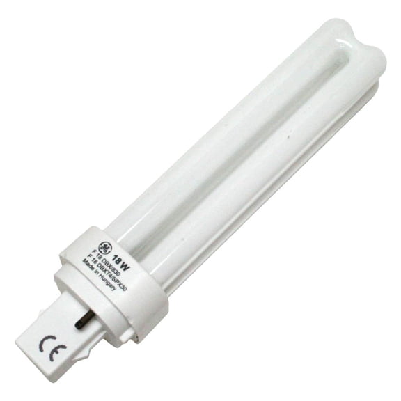 GE 97578 - F18DBX/830/ECO Double Tube 2 Pin Base Compact Fluorescent Light Bulb