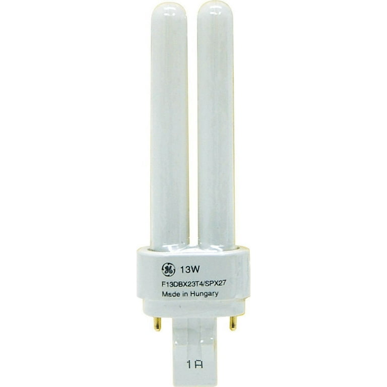 GE 97589 Compact Fluorescent Light Bulb, 13-Watt Quad Tube GE 97589 Compact Fluorescent Light Bulb, 13-Watt Quad Tube