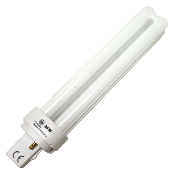 GE 97602 - F26DBX/E/827/ECO Double Tube 2 Pin Base Compact Fluorescent Light Bulb