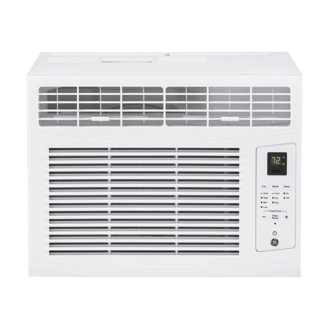 GE AHQ06LZ Window Air Conditioner with 6000 BTU Cooling Capacity, 3 Fan ...