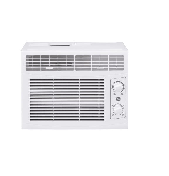 GE 5,000 BTU Mechanical Window Air Conditioner for Small Rooms up to 150 sq ft.