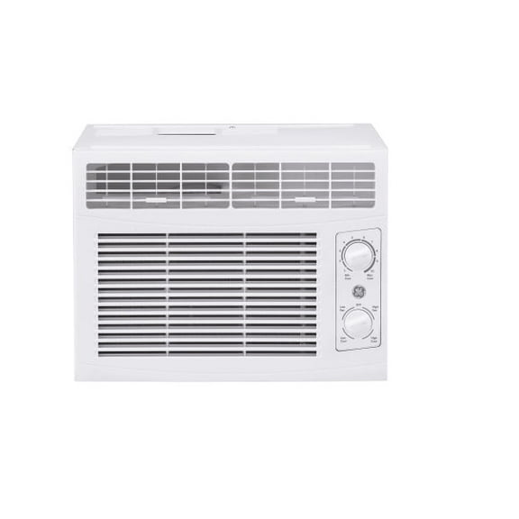 GE 5,000 BTU Mechanical Window Air Conditioner for Small Rooms up to 150 sq ft.