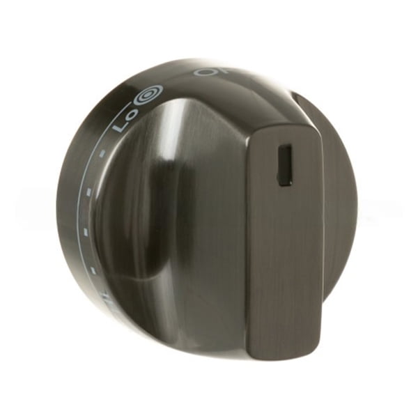 GE APPLIANCE WB03X31893 BRUSHED BLACK STAINLESS TRI RING KNOB - GENUINE OEM PART