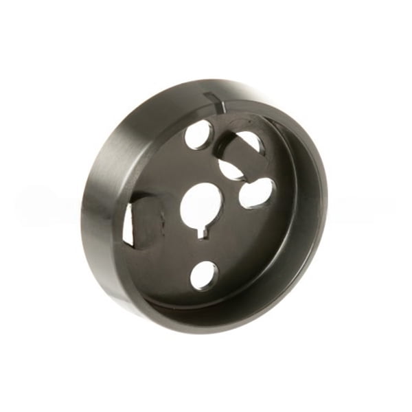 GE APPLIANCE WB03X31953 BRUSHED BLACK STAINLESS KNOB BEZEL - GENUINE OEM PART