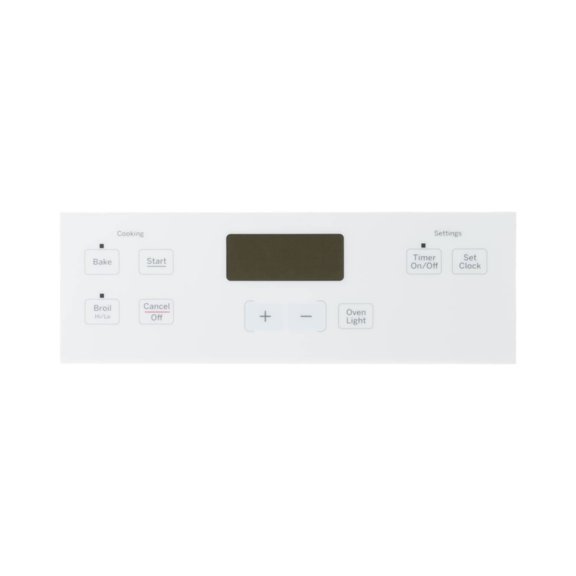 GE APPLIANCE WB07X21378 RANGE CONTROL PANEL - WHITE - GENUINE OEM PART