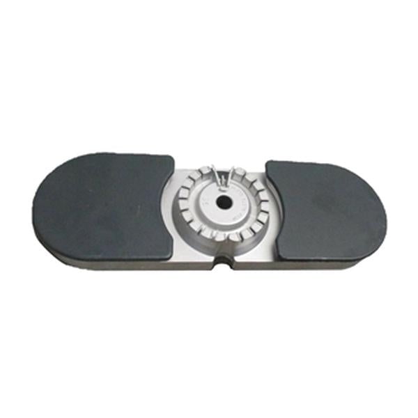 GE APPLIANCE WB16X28965 ASM BURNER AND END CAP DUAL OVAL - GENUINE OEM PART