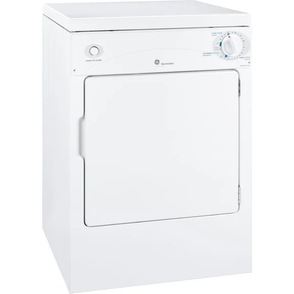 GE APPLIANCES DSKP333ECWW PORTABLE DRYER White
