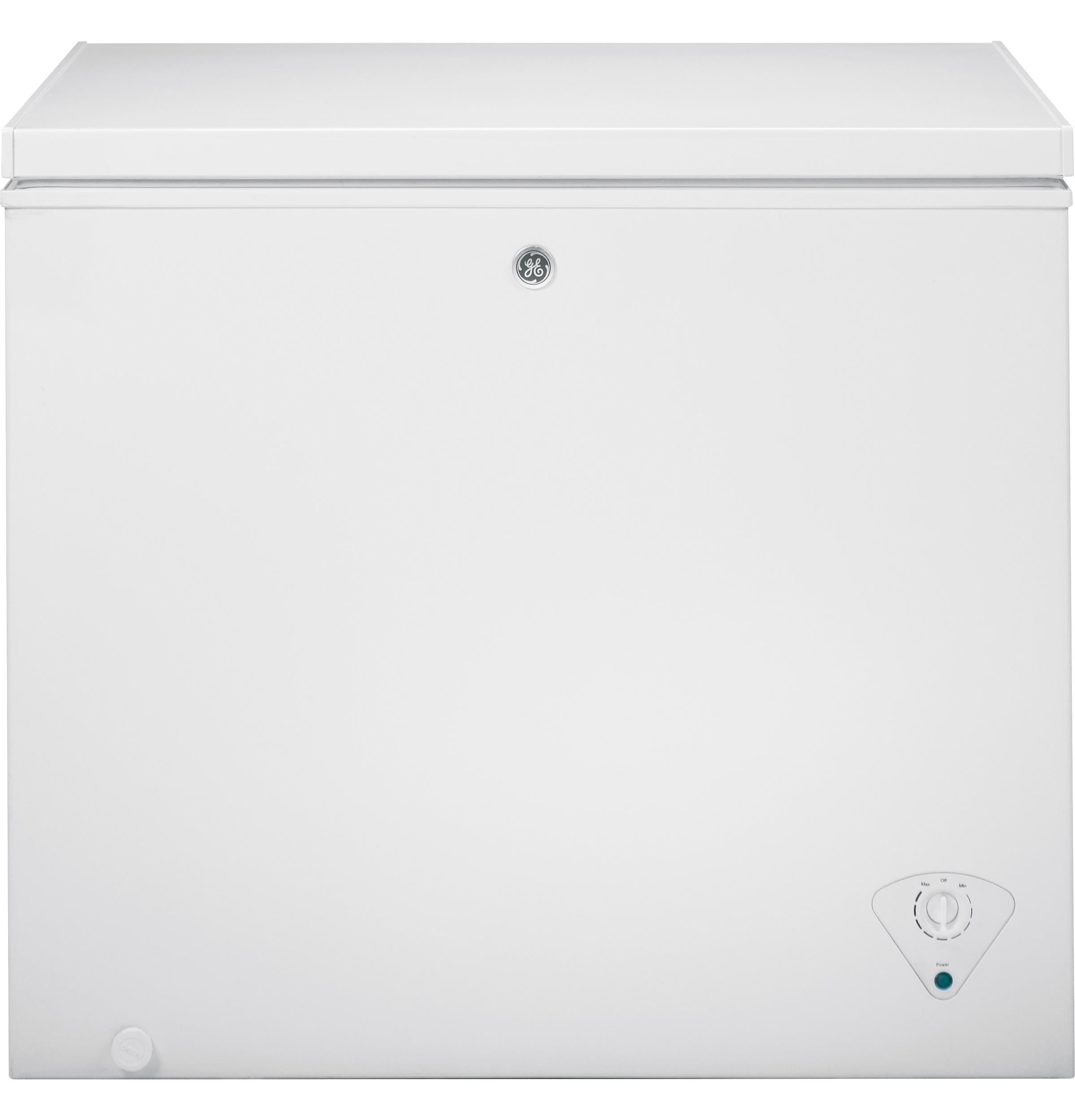 White 7.0 Cu. Ft. Manual Defrost Chest Freezer