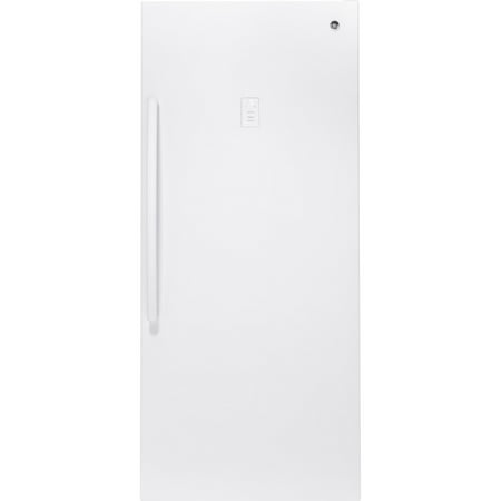 GE - 21.3 Cu. Ft. Frost-Free Upright Freezer - White