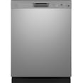 thumbnail image 1 of GE Front Control with Plastic Interior Dishwasher Sanitize Cycle & Dry Boost - GDF550PSRSS, 1 of 5
