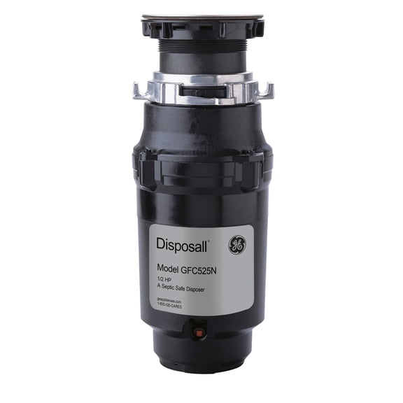 GE 1/2 HP Continuous Feed Garbage Disposer - Corded, GFC525N