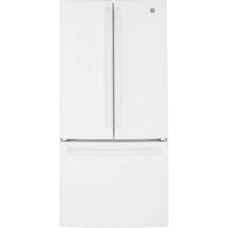 GE - 24.7 Cu. Ft. French Door Refrigerator - High Gloss White