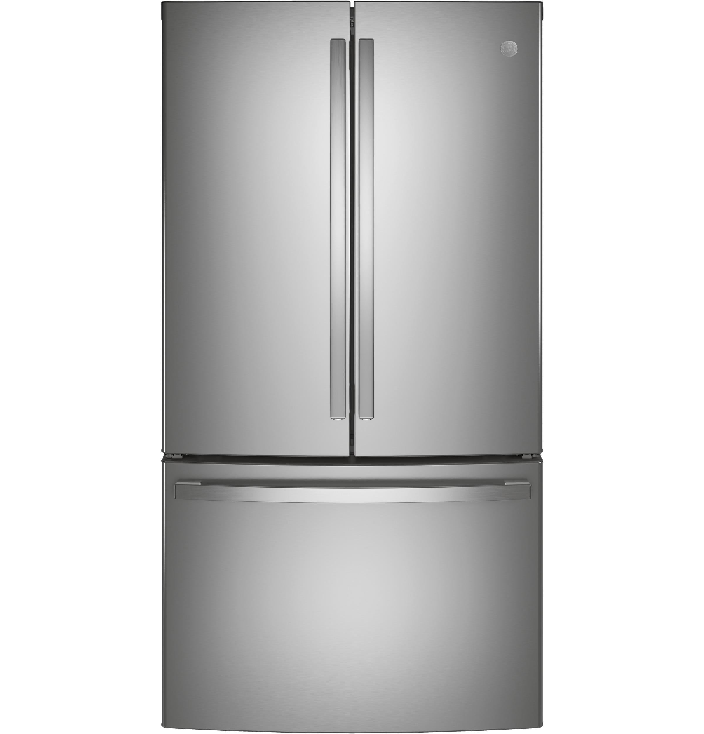GE GNE29GYNFS 28.7 Cu. Ft. Freestanding French Door Refrigerator