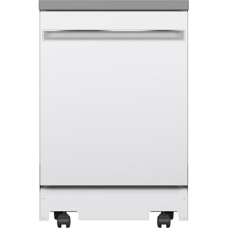 GE - 24" Portable Dishwasher - White