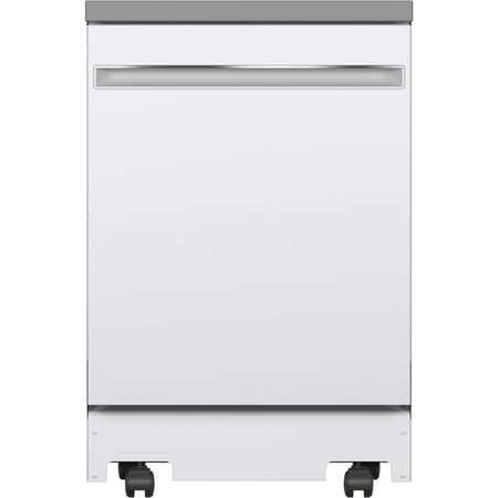 GE - 24" Portable Dishwasher - White