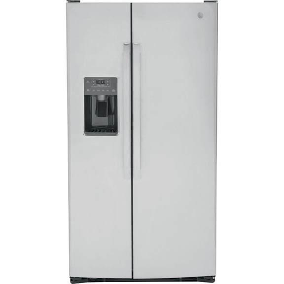 GE APPLIANCES GSE25GYPFS side by side freestanding refrigerator
