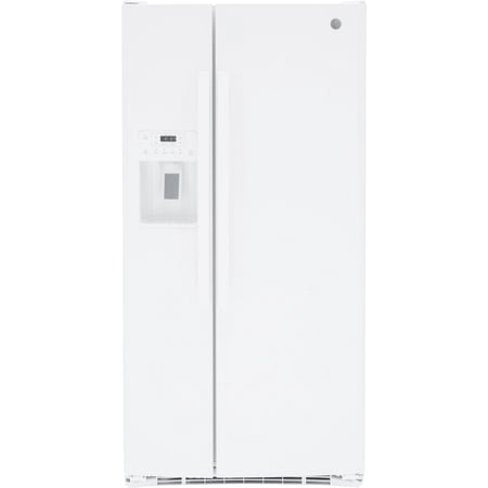 GE APPLIANCES GSS23GGPWW side by side freestanding refrigerator